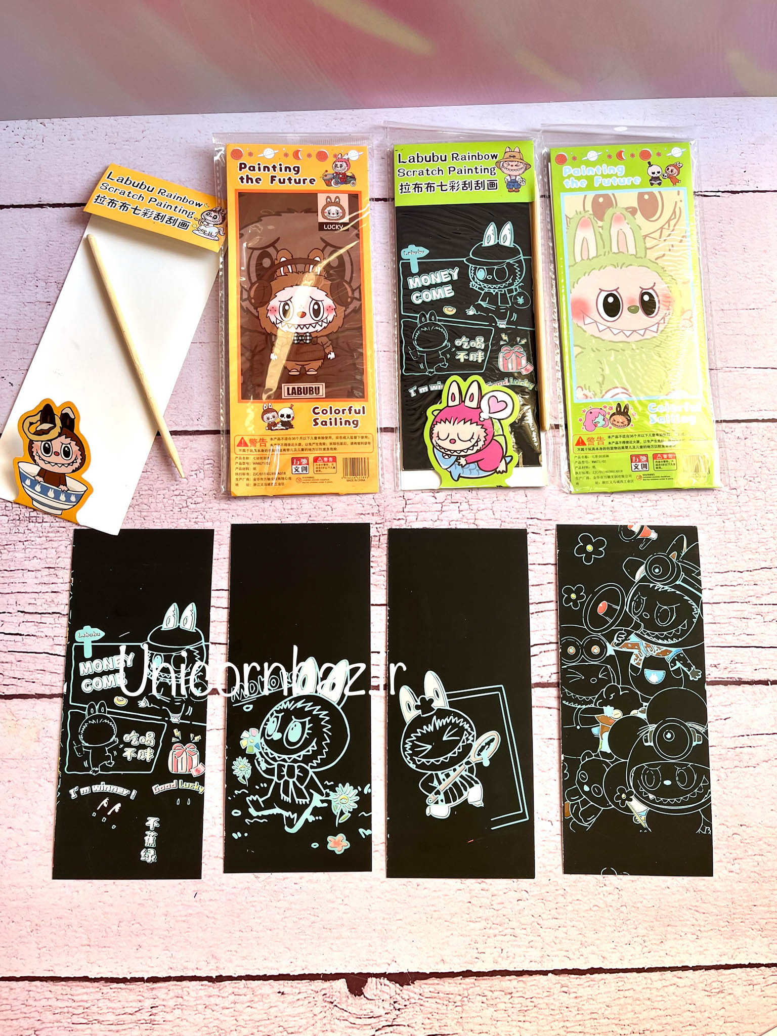 دفترچه ذغالی جادویی اسکرچ لبوبو